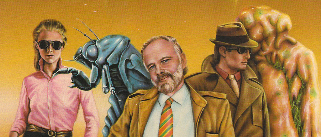 Barclay Shaw cover art for "Clans of the Alphane Moon" by Philip K. Dick.